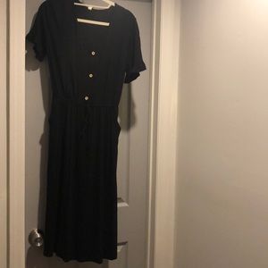 Amelia Ruffle Midi Dress by Bohme. Brand new.